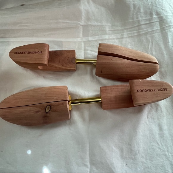 Beckett Simonon Wooden Cedar Shoe Trees Stretcher New in Box Size 8/M - Picture 1 of 6
